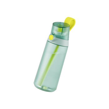 Пляшка для води Air Up Click 600 мл (Green & Bright Yellow)