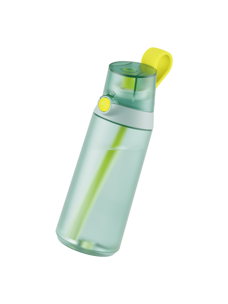 Пляшка для води Air Up Click 600 мл (Green & Bright Yellow)