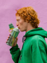 Пляшка для води Air Up Click 600 мл (Green & Bright Yellow)
