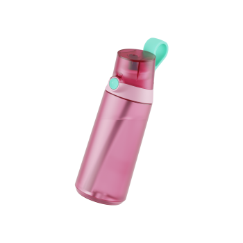 Пляшка для води Air Up Click 600 мл (Soft Pink & Turquoise)