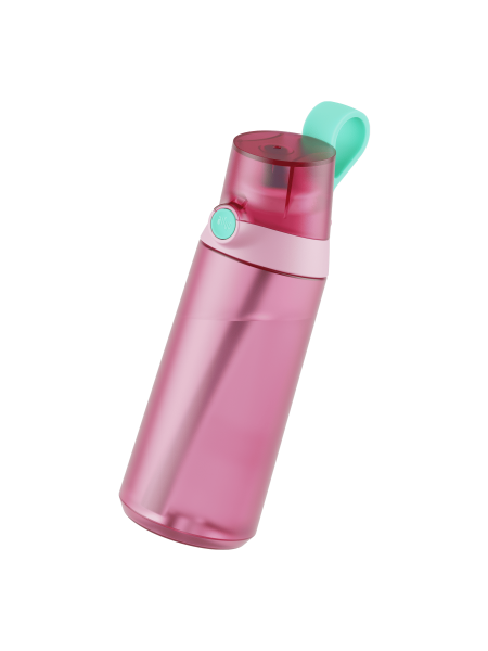 Пляшка для води Air Up Click 600 мл (Soft Pink & Turquoise)