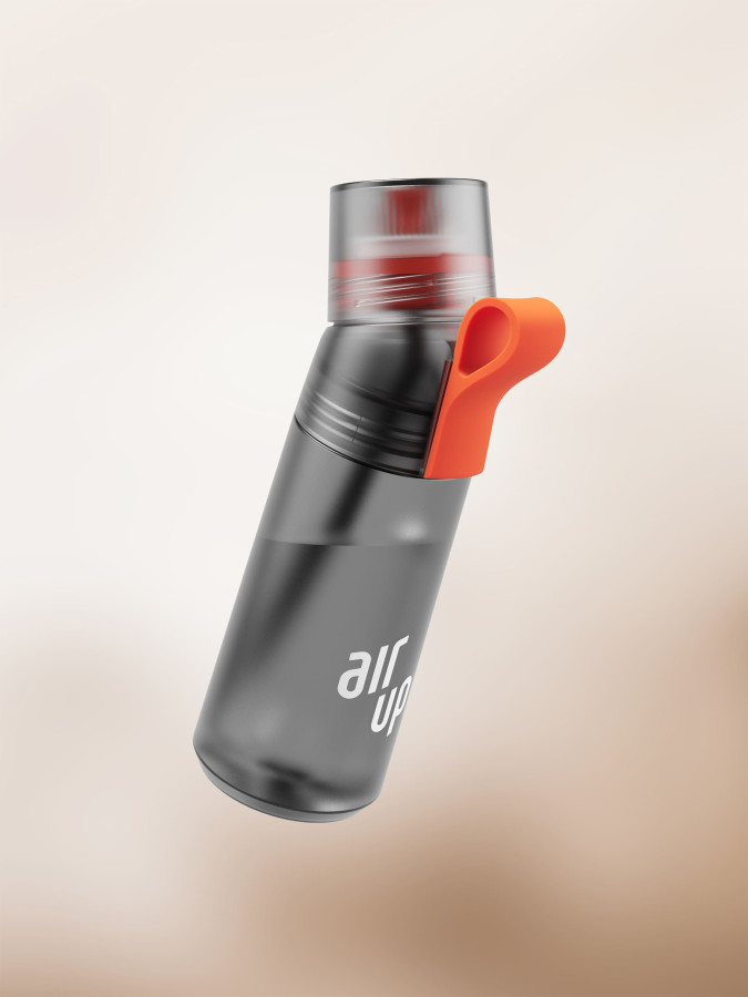 Бутылка для воды Air Up Twist Pro 600 мл (Charcoal Grey)