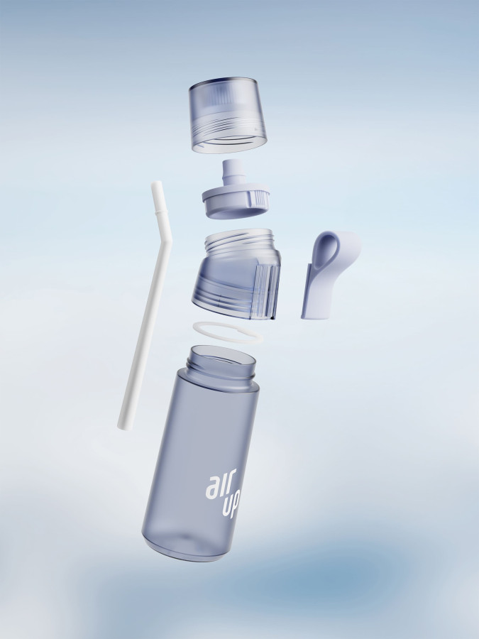 Бутылка для воды Air Up Twist Pro 600 мл (Cobalt Blueberry)