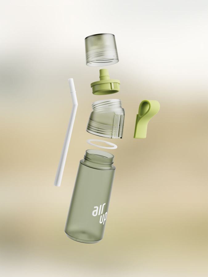 Бутылка для воды Air Up Twist Pro 600 мл (Green Sage)