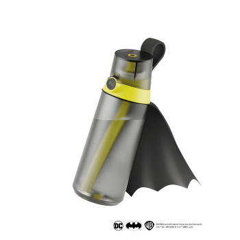 Пляшка для води Air Up Click Batman 600 мл (Black & Bright Yellow)