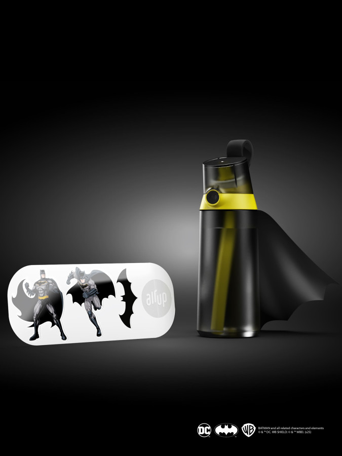 Бутылка для воды Air Up Click Batman 600 мл (Black & Bright Yellow)