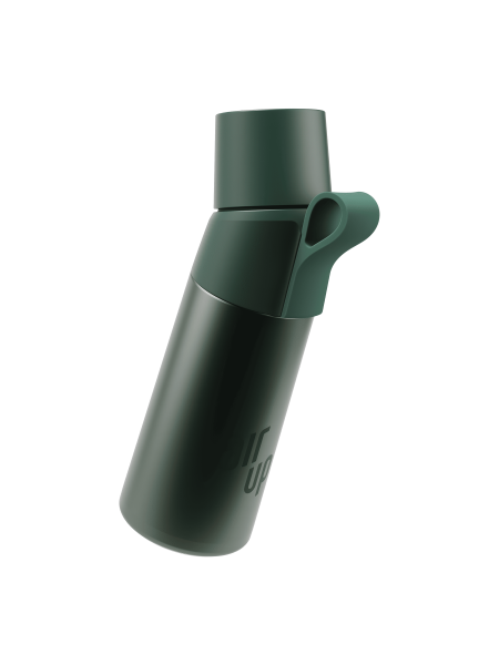 Термопляшка для води Air Up Twist Pro Steel 480 мл (Calm Emerald)