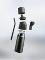 Термобутылка для воды Air Up Twist Pro Steel 480 мл (Dusky Obsidian)