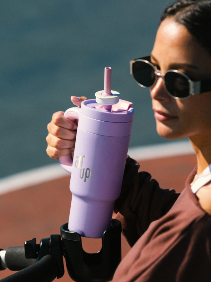 Термокружка для воды Air Up Tumbler with Handle 700 мл (Soft Lilac)